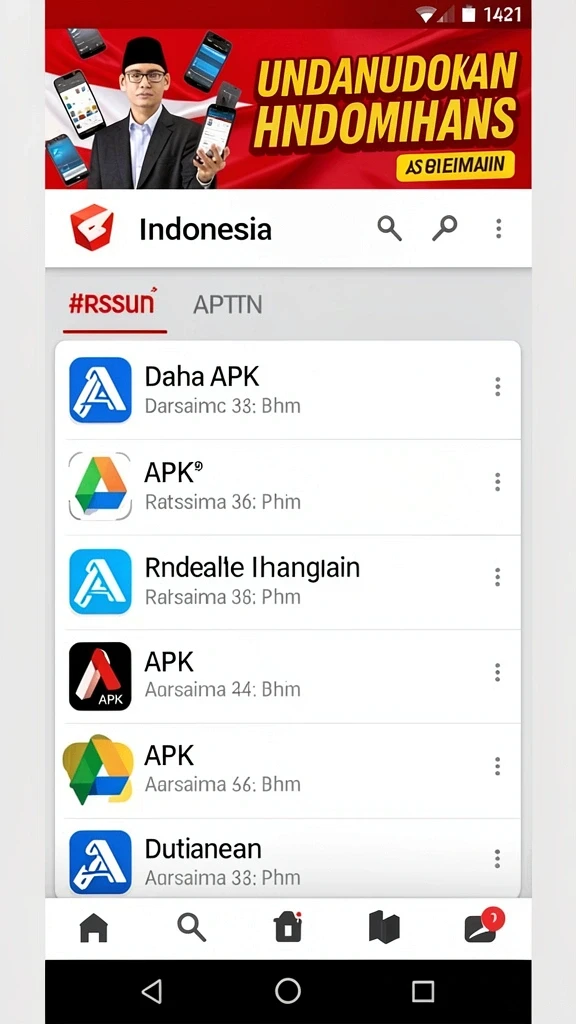 Tampilan antarmuka yang menarik dan user-friendly.