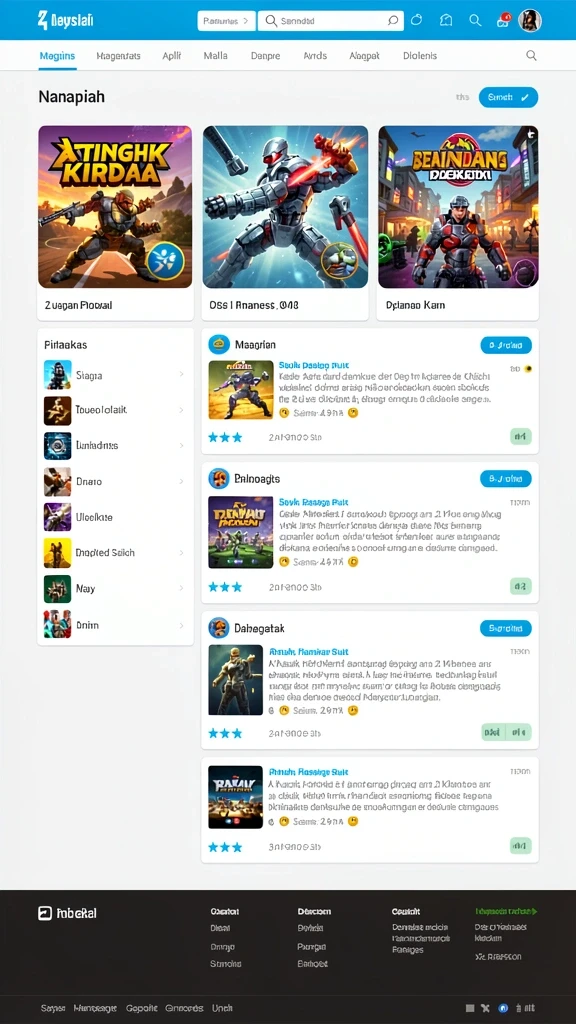 Mode permainan yang seru dan kompetitif.