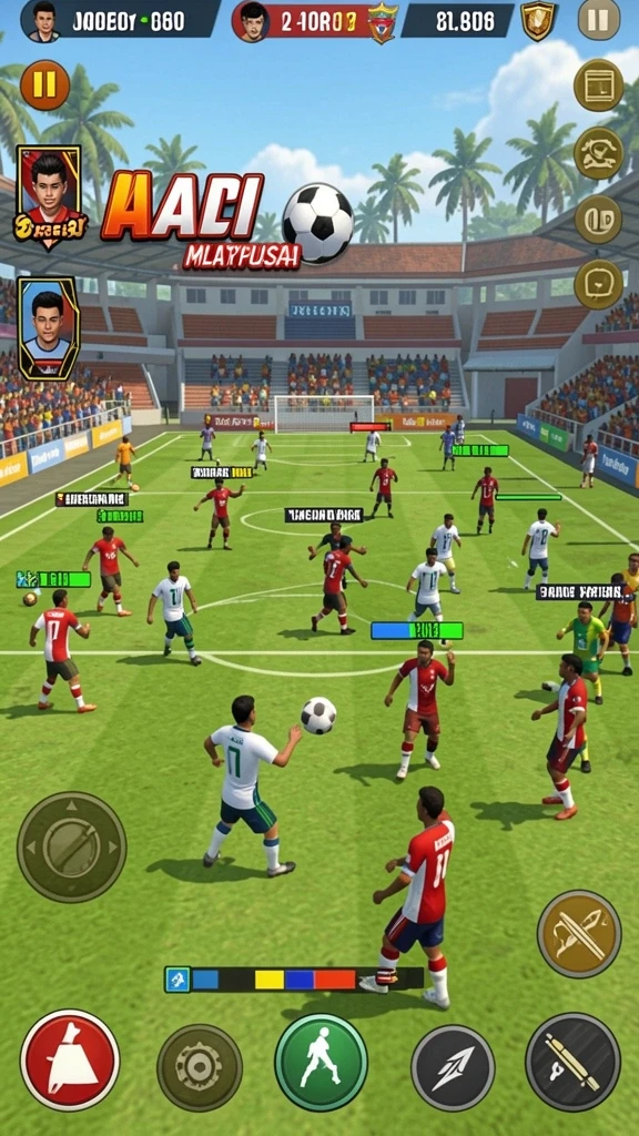 Tampilan awal permainan yang menarik.