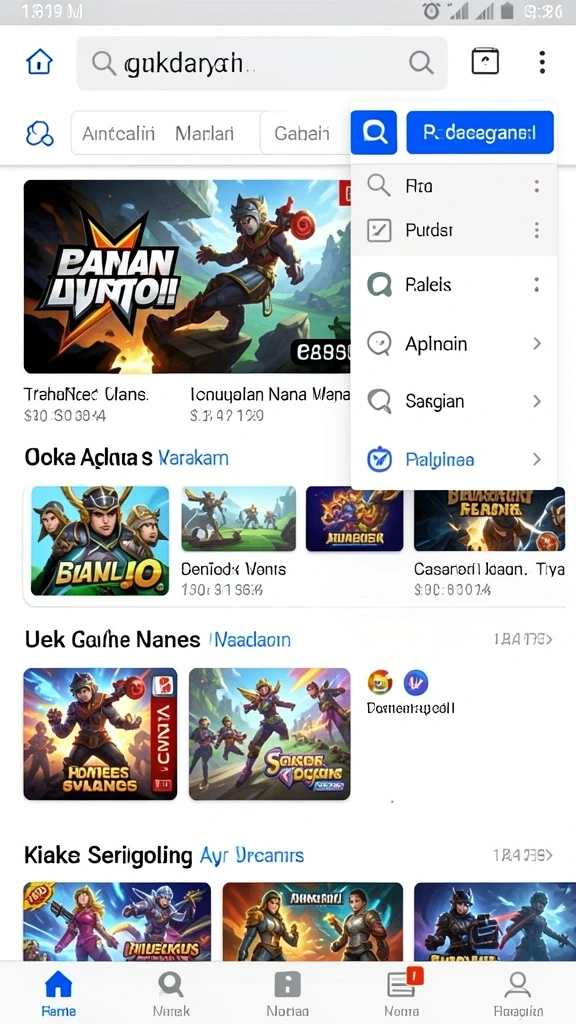 Screenshot aplikasi 789BNI: Beragam pilihan permainan slot yang menarik.