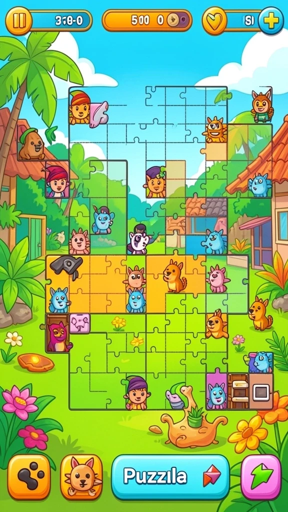 Screenshot saat bermain mode multiplayer yang seru.