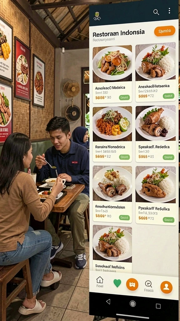 Tampilan utama AFAF yang menarik dan penuh warna.