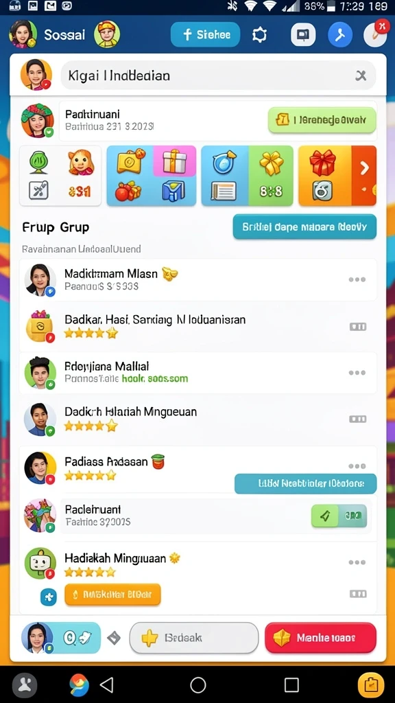Karakter unik yang bisa dipilih oleh pemain.