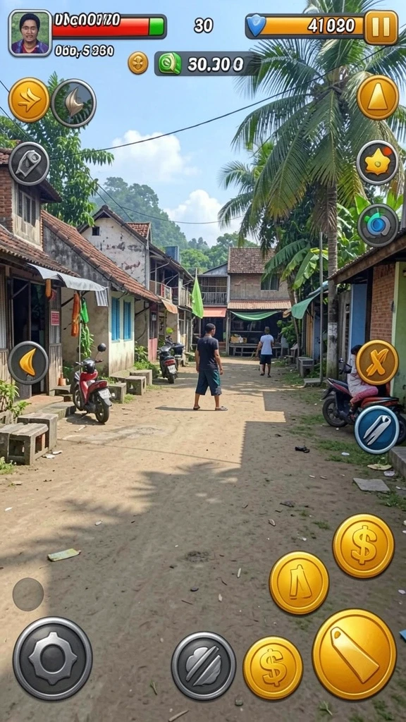 Tampilan awal game yang memukau.