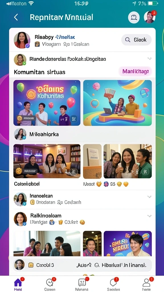 Beragam permainan slot dengan grafik yang memukau.