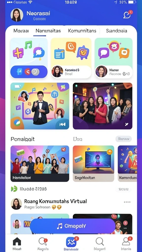 Keseruan momen bermain bingo dengan teman-teman.