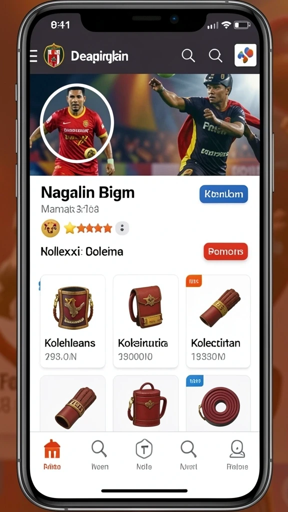 Tampilan antarmuka permainan yang menarik dan intuitif.