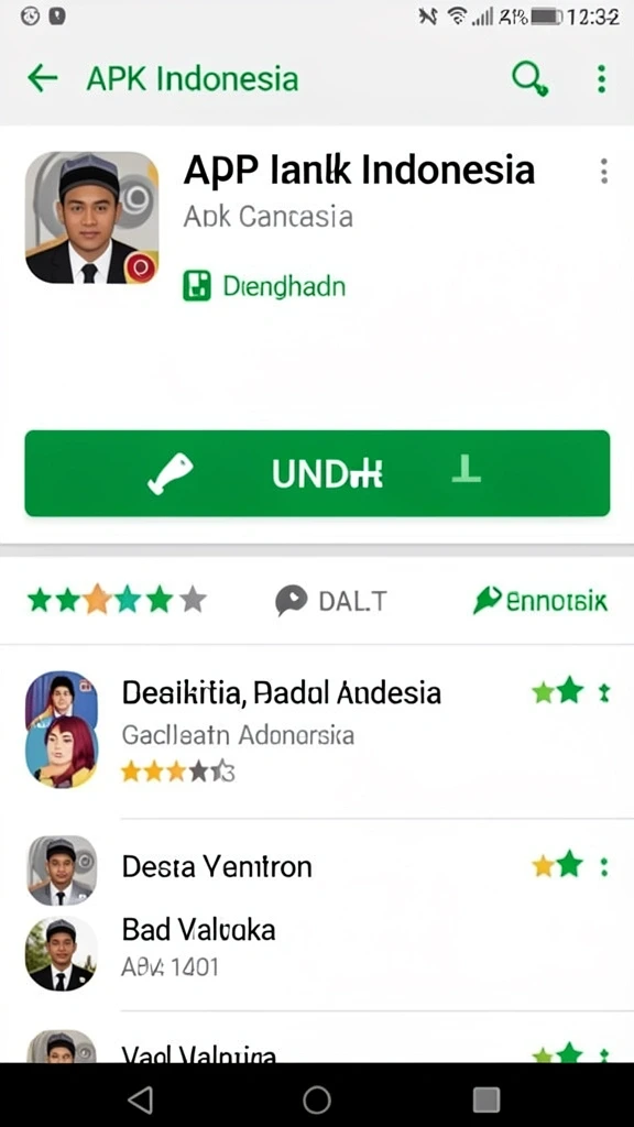 Tampilan menu utama yang menarik dan interaktif.