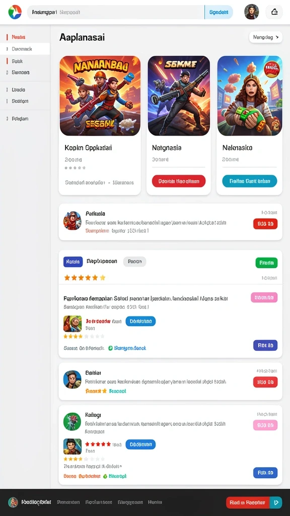 Tangkapan layar menunjukkan karakter Gatotkaca dalam aksi heroik.