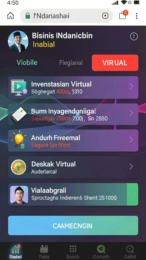 Tangkapan layar menunjukkan antarmuka utama GGG888 yang menarik.