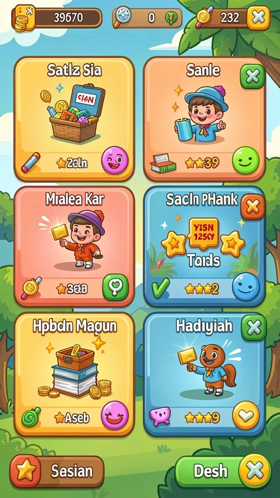 Sistem hadiah yang menarik dan menggiurkan.