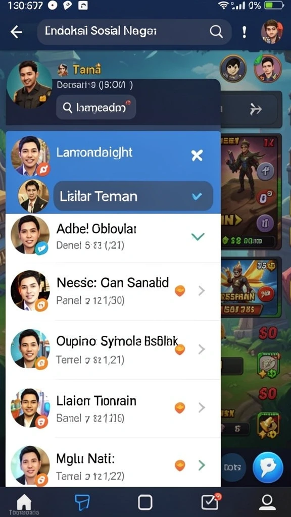 Fitur level yang menantang dan seru.