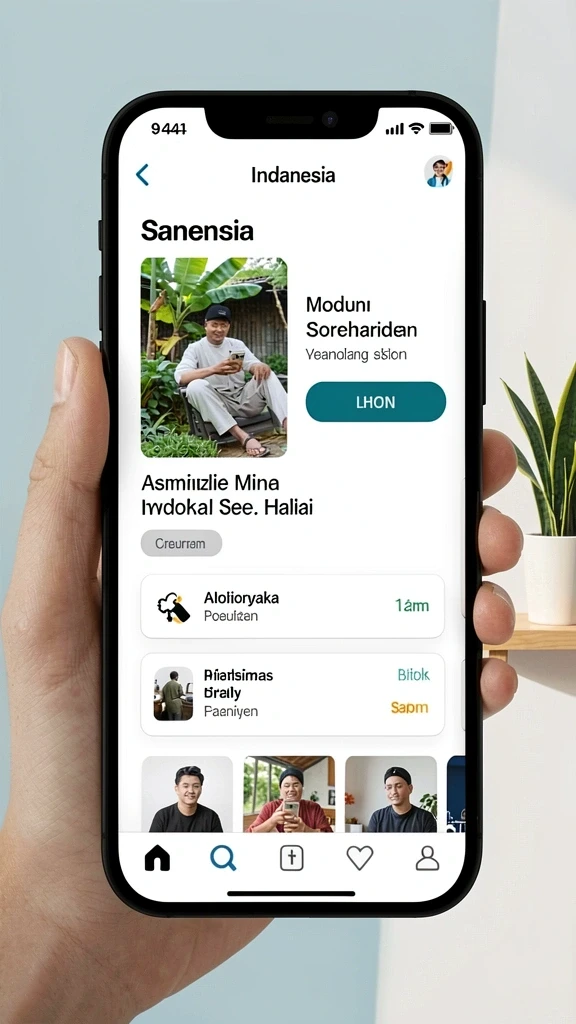 Screenshot menggambarkan interaksi komunitas antara pemain.