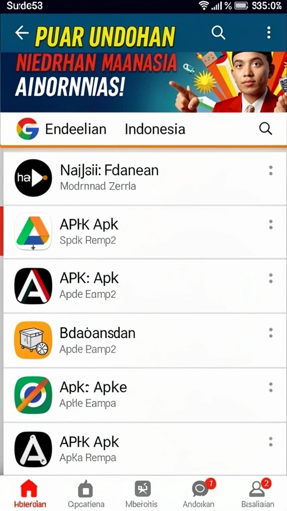 Gambar karakter yang sedang berinteraksi dalam permainan.
