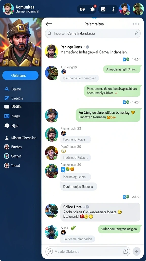 Komunitas aktif yang mendukung pemain baru.