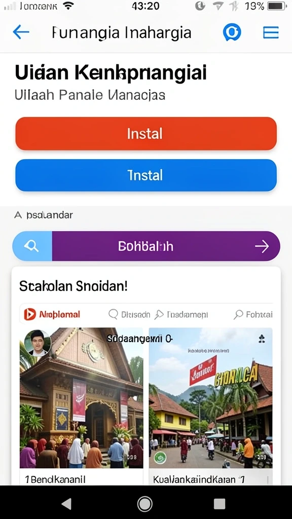 Tampilan antarmuka pengguna yang menarik dan intuitif.