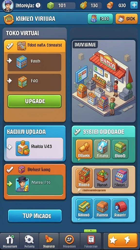 Tampilan menarik dengan berbagai tema slot.
