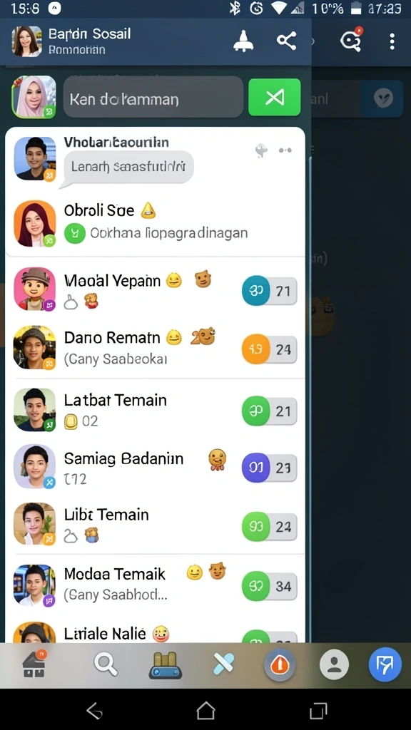 Tampilan awal L777 yang menarik dan intuitif.