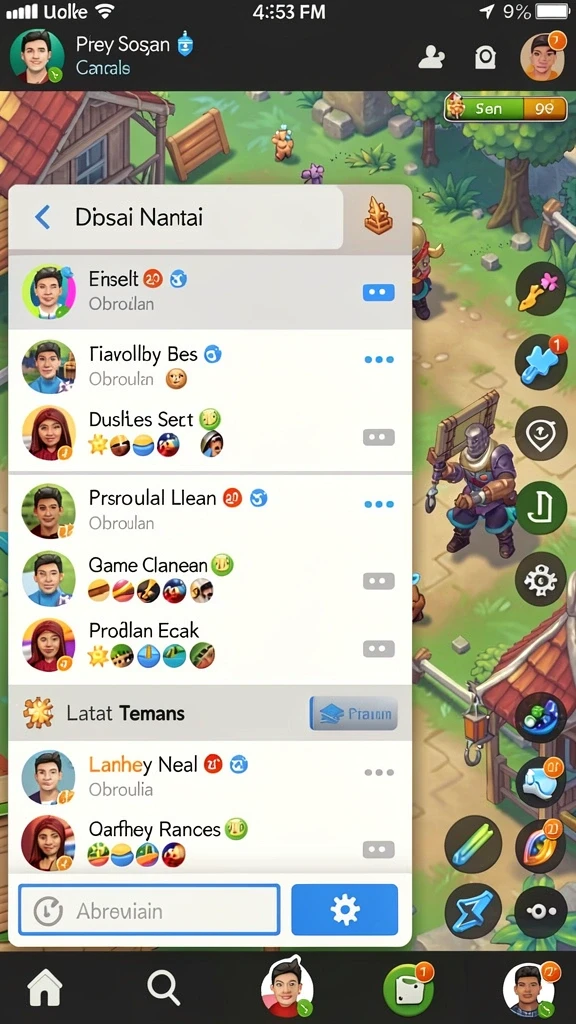 Screenshot menampilkan aksi seru dalam permainan.