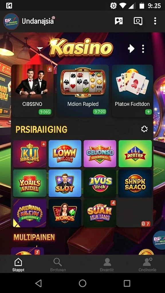 Berbagai pilihan permainan di dalam aplikasi MERAHTOTO.