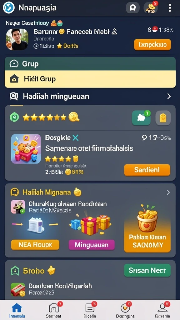 Tangkapan layar menampilkan level petualangan kucing.