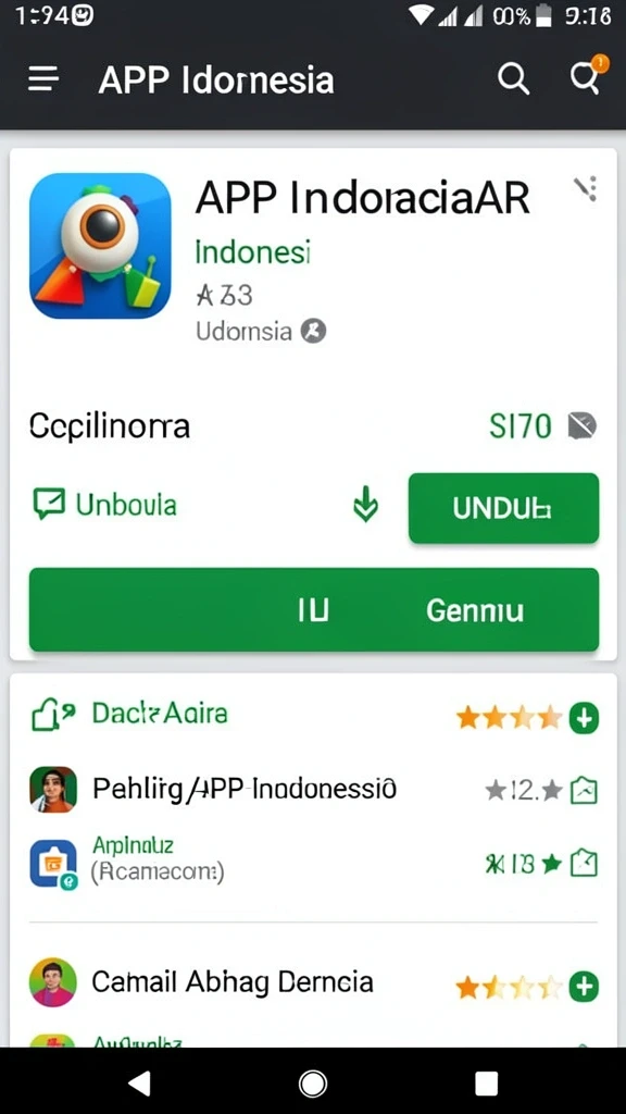 Tampilan utama aplikasi NUSANTARATOTO yang menarik dan informatif.
