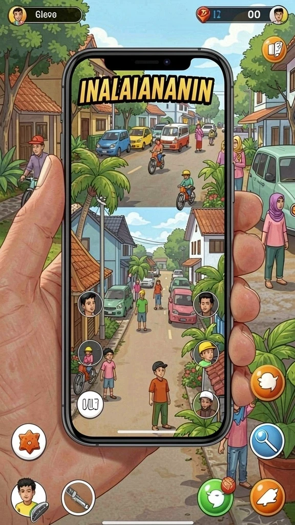 Tampilan menu utama QQNUSA yang menarik dan user-friendly.