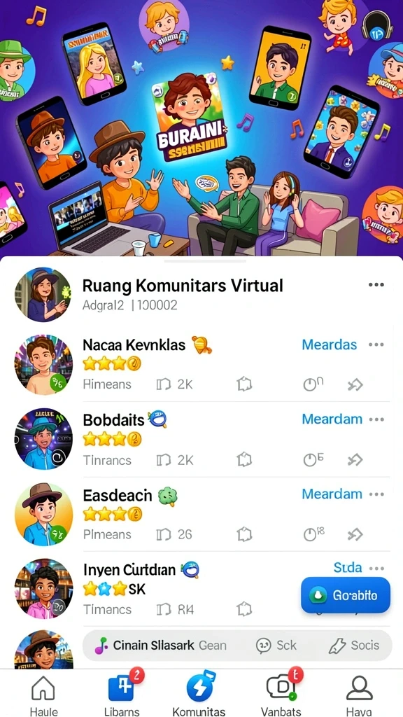 Karakter yang bervariasi dan unik di setiap level.