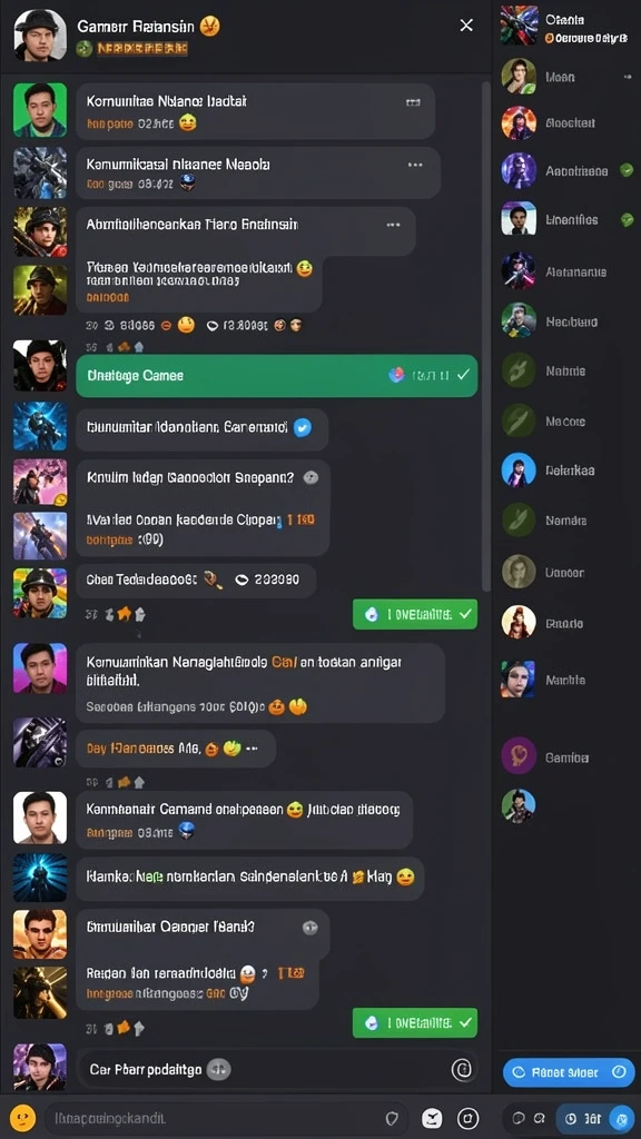 Tangkapan layar menunjukkan grafik yang sangat detail.