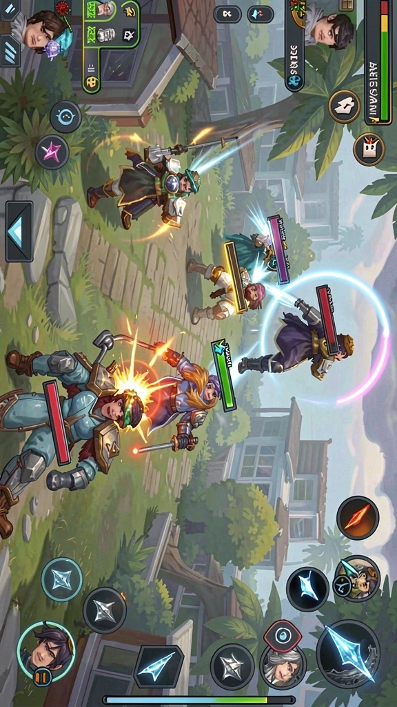 Tangkapan layar aksi epic dalam game.