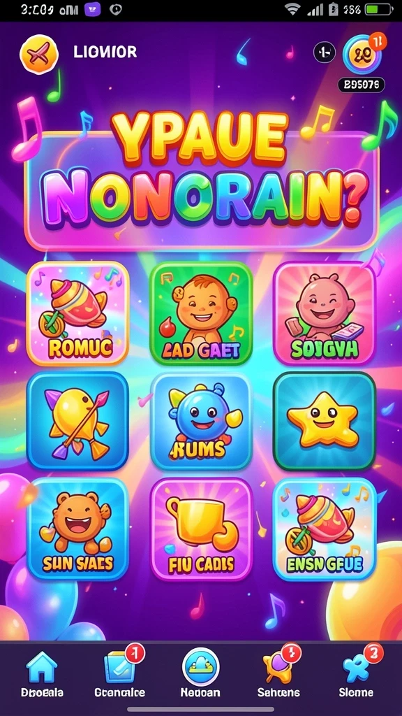 Menu upgrade karakter yang intuitif.