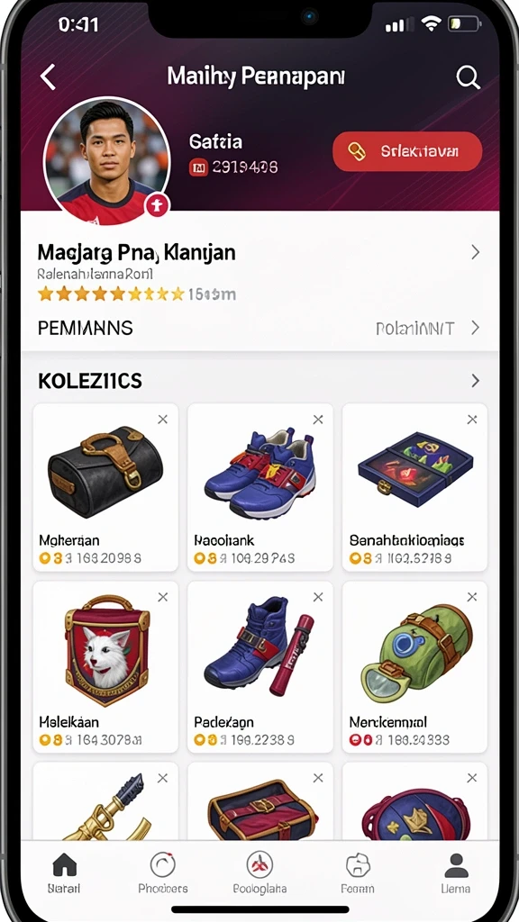 Banyak pilihan game dengan grafis yang memukau.