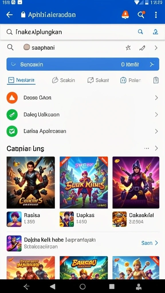 Antarmuka permainan yang intuitif dan mudah dipahami.