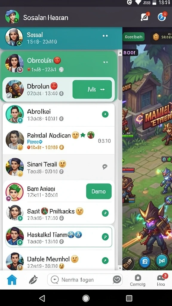 Tampilan antarmuka yang user-friendly dan menarik.