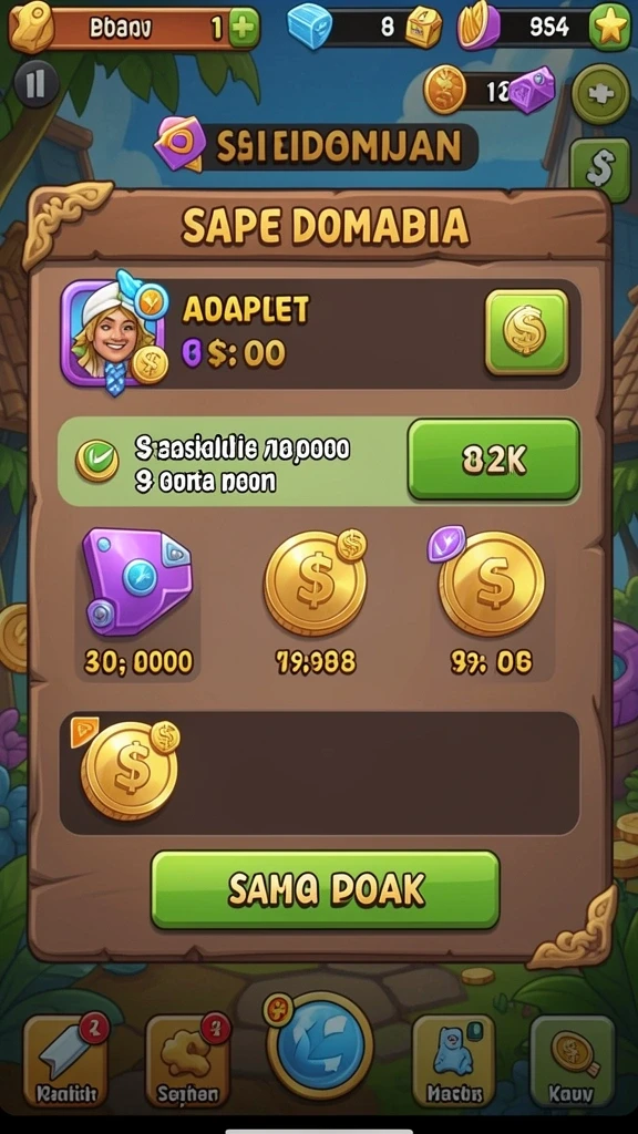 Tampilan menu utama ZORTOTO yang intuitif.